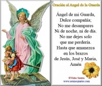 Imágenes de el ángel de la guarda con oración