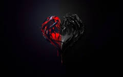 Imágenes de corazones negros